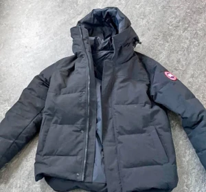 Canada goose jacka vinterfodrad strl M. Nyskick. - Canada goose jacka strl M vinterfodrad. Kort modell, toppenskick, knappt använd. Rök o djurfritthem, patchen på armen saknas se bilden därav priset. Certifikat finns med. Kvitto finns inte. Finns i Göteborg.