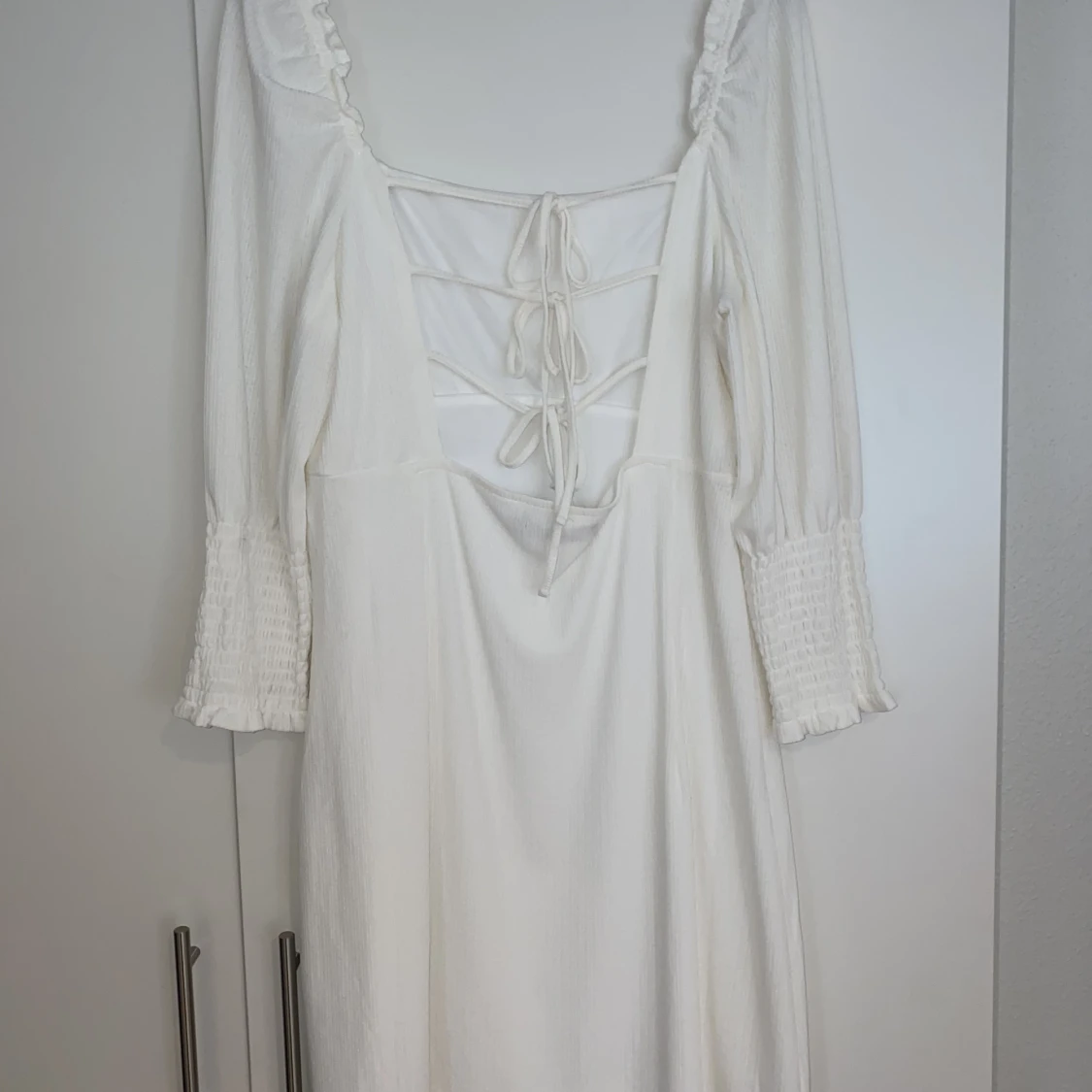 Vit kortklänning  - 90