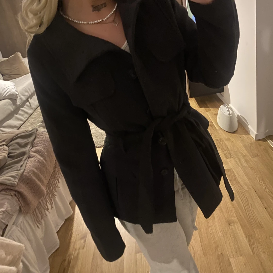 Mörkgrå kappa  - 90