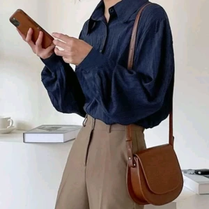 ✨️ Skjorta ✨️ - Blå skjorta, använd en gång. Passar S och M. ✨️