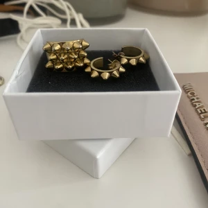 Edblad smycken nitar - Säljer kit med edblads nitörhängen med matchande ring till. Båda är i fint skick, storlek M på ringen.