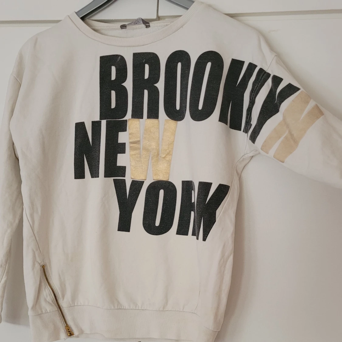 Sweatshirt med tryck - 90