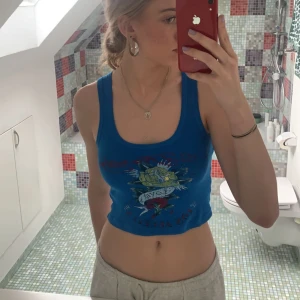 Ed Hardy linne  - Blått linne från ed Hardy 