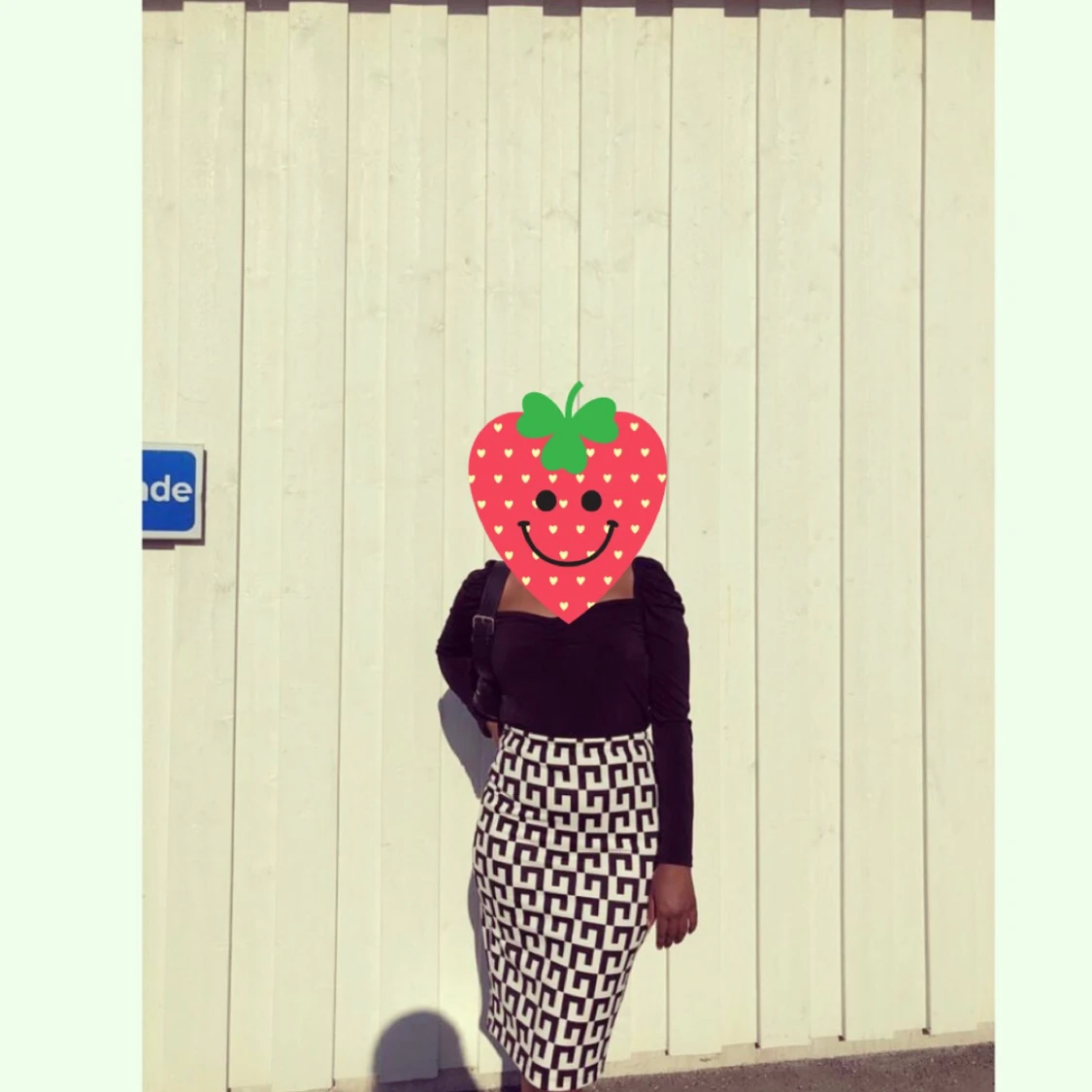 Rutig Midi kjol  - 91