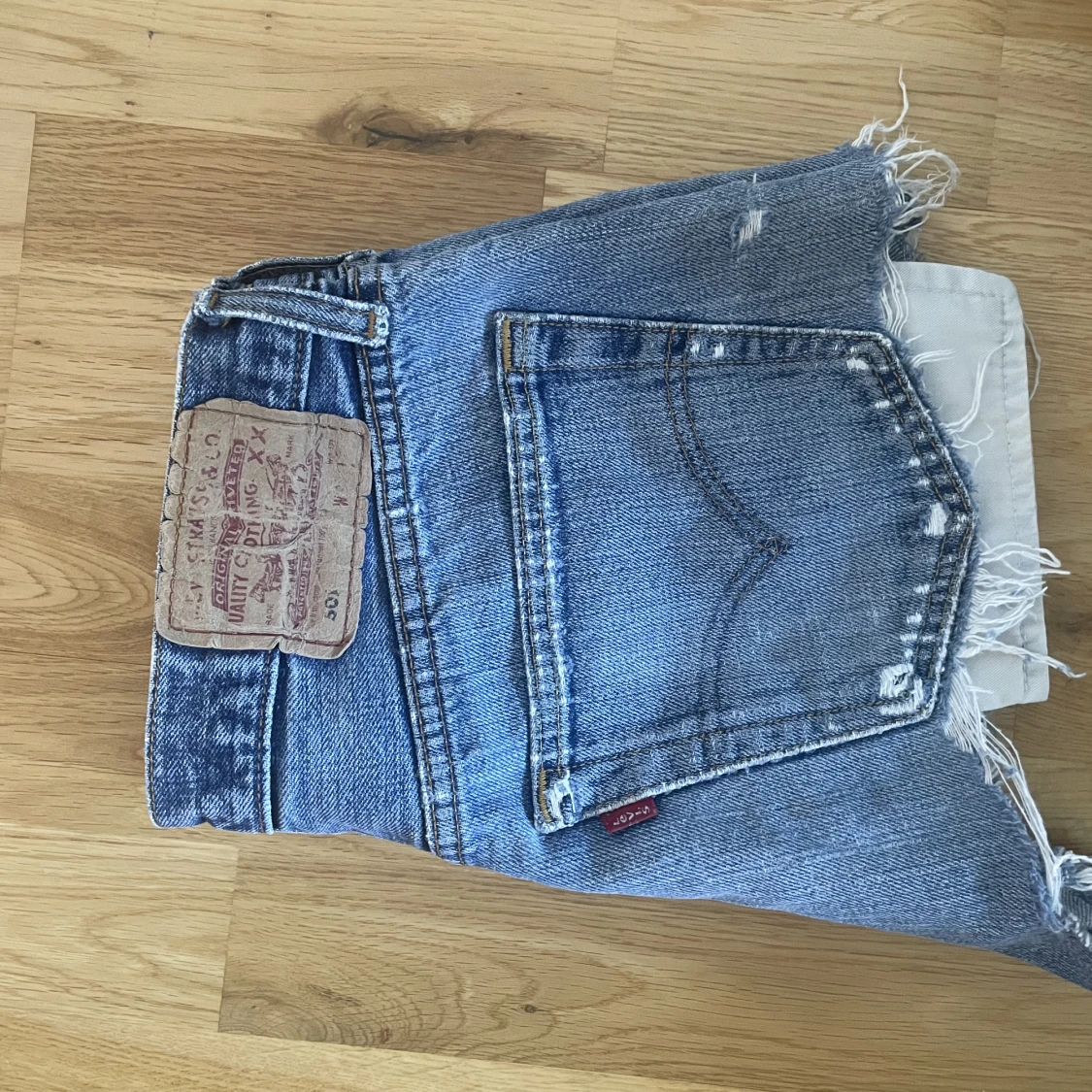 Lågmidjade Jeansshorts Levis - 91