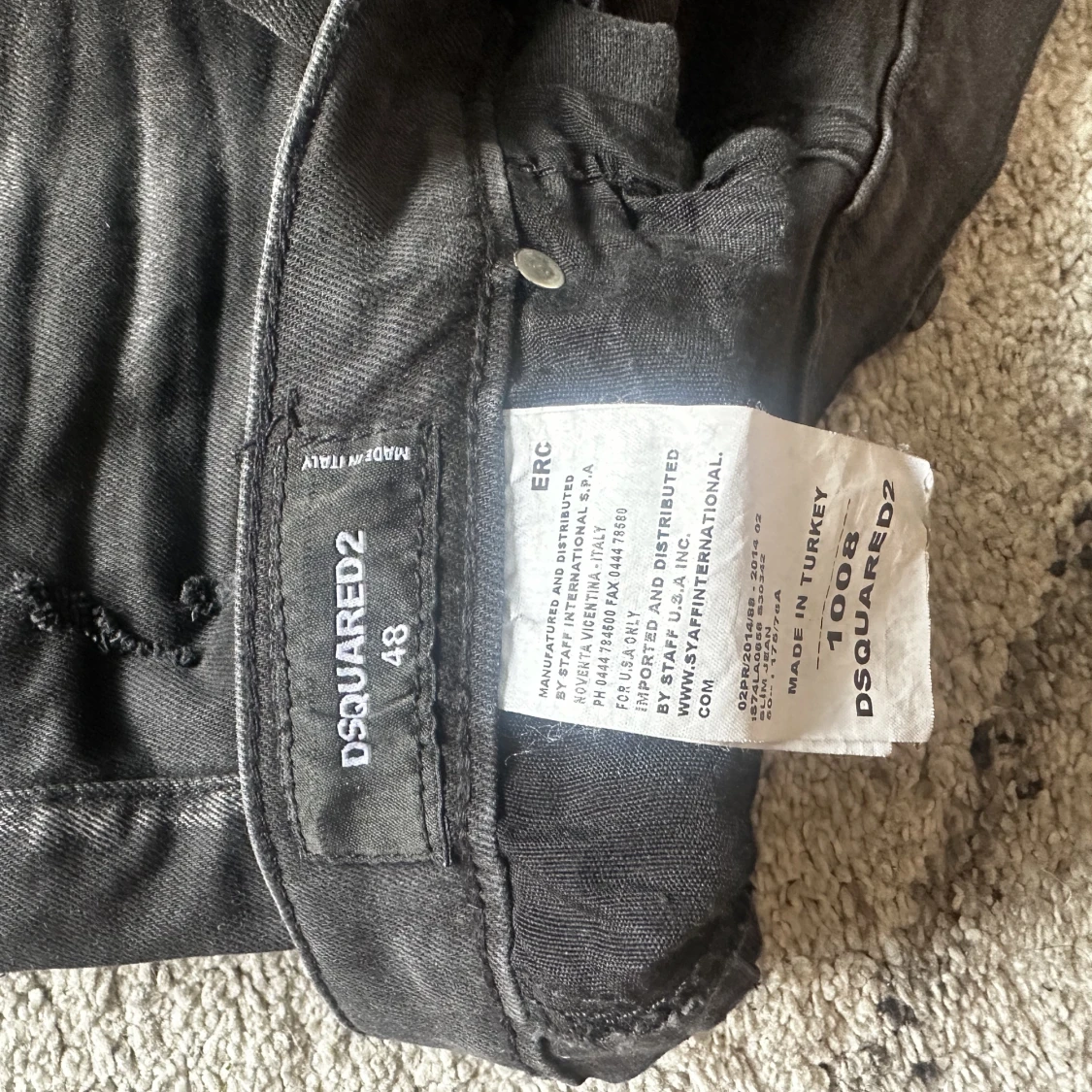 Dsquared2 jeans svarta  - 91