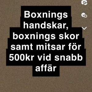 Boxnings grejer - Skriv privat för bilder och info 