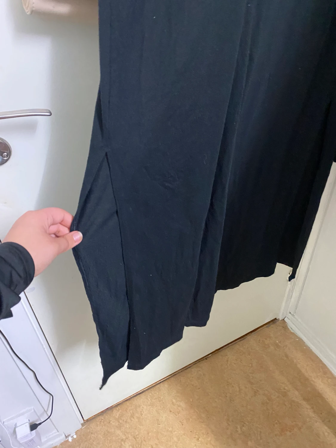 Klänning öppen vid sidan