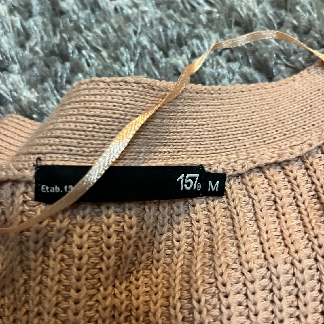 Stickad rosa kofta - 90