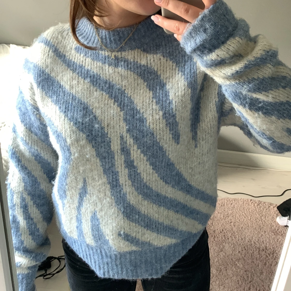 Jättesnygg stickad tröja