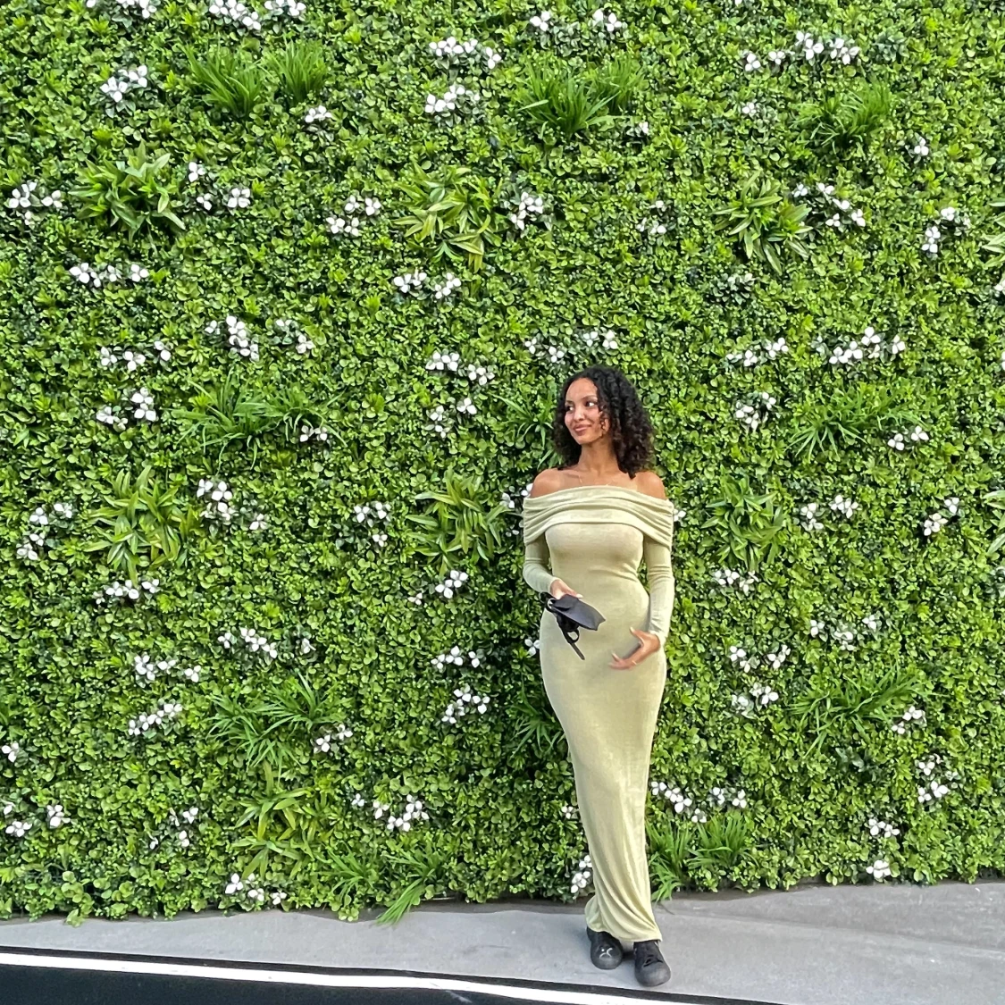 Grön Maxi klänning 