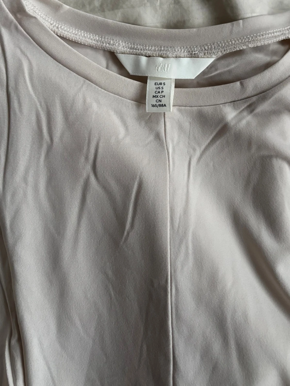 Ljusbeige långärmad topp H&M - 2