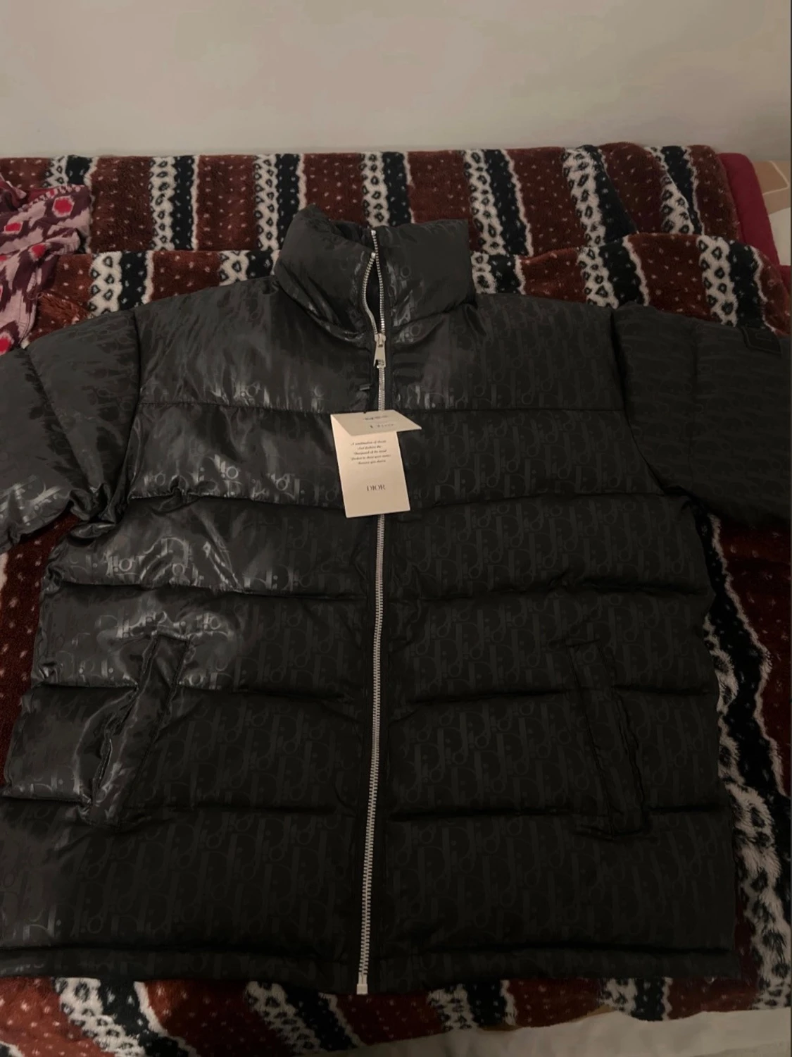 Svart pufferjacka från Dior - 1
