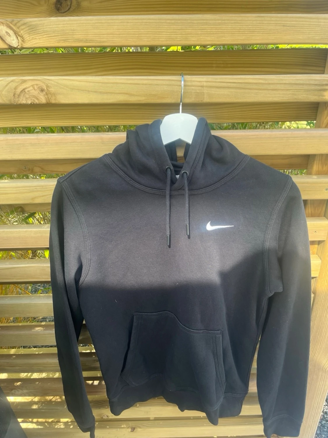 Svart Nike hoodie 