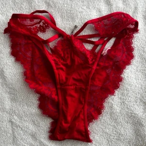 Röd spetsbody med strassdetaljer - Brooke brazilian. Ny pris 179kr