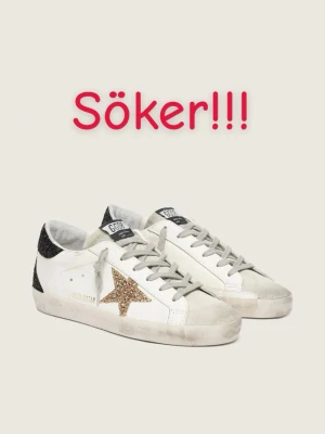 Golden Goose sneakers - Jag söker dessa, i storlek 39 eller 40. Skriv gärna om ni har dom!                                                            Pris under 2000 kr💕
