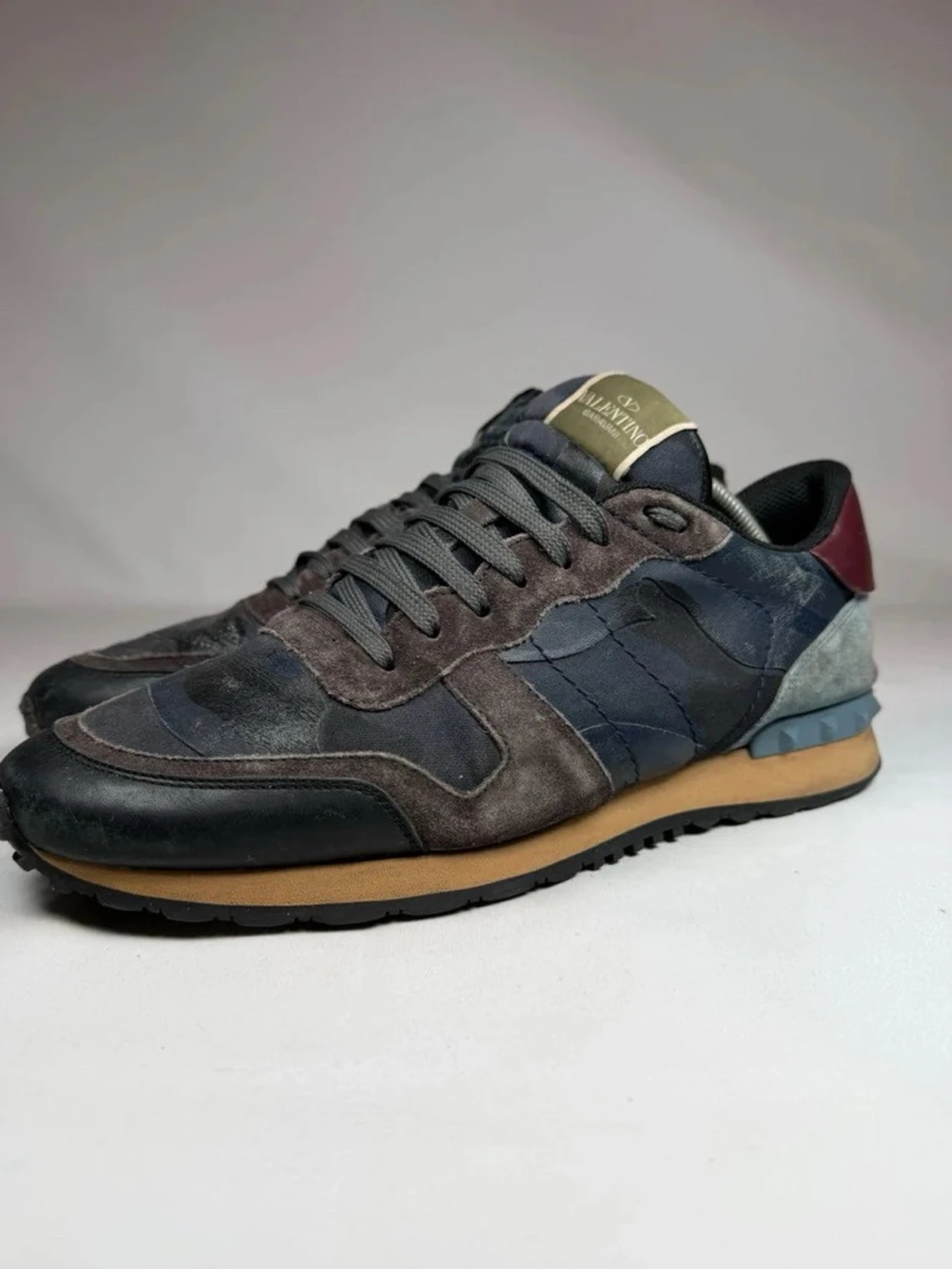 Valentino Garavani camo sneakers - 1