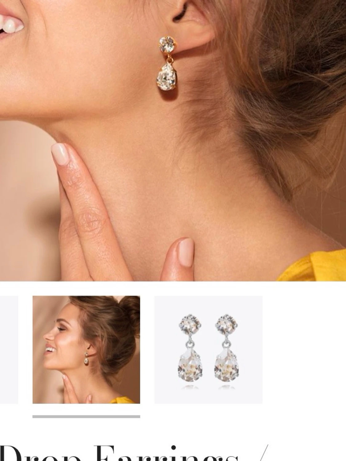 Oanvända Caroline swedbom örhängen  - 1