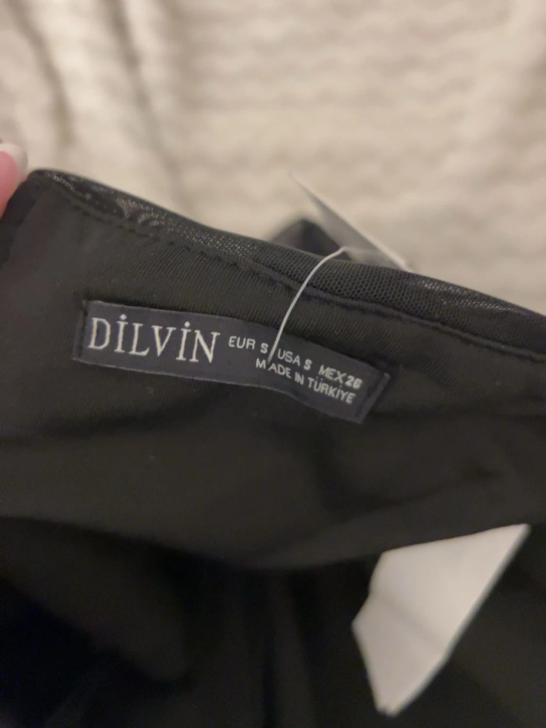 Svart korsett topp - 2