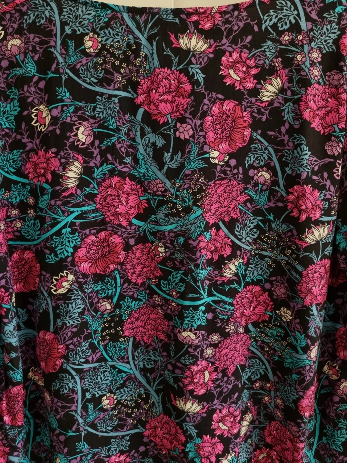 Blommig långärmad blus Medicine S - 4