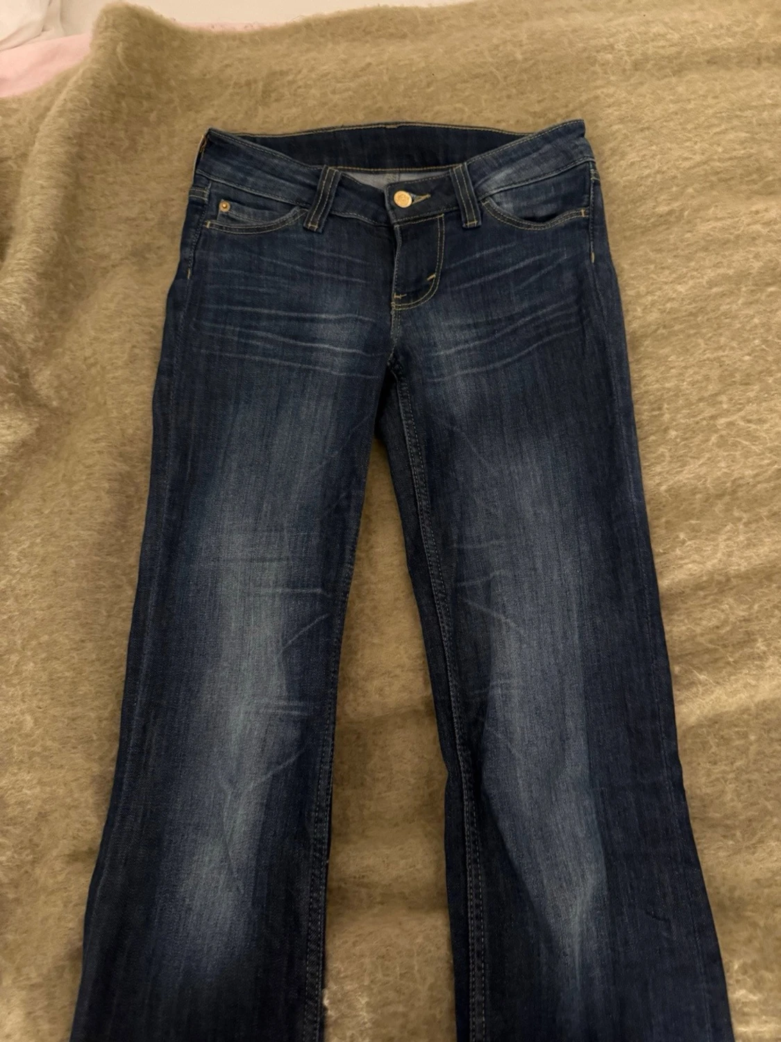 Mörkblå Cheap Monday Jeans