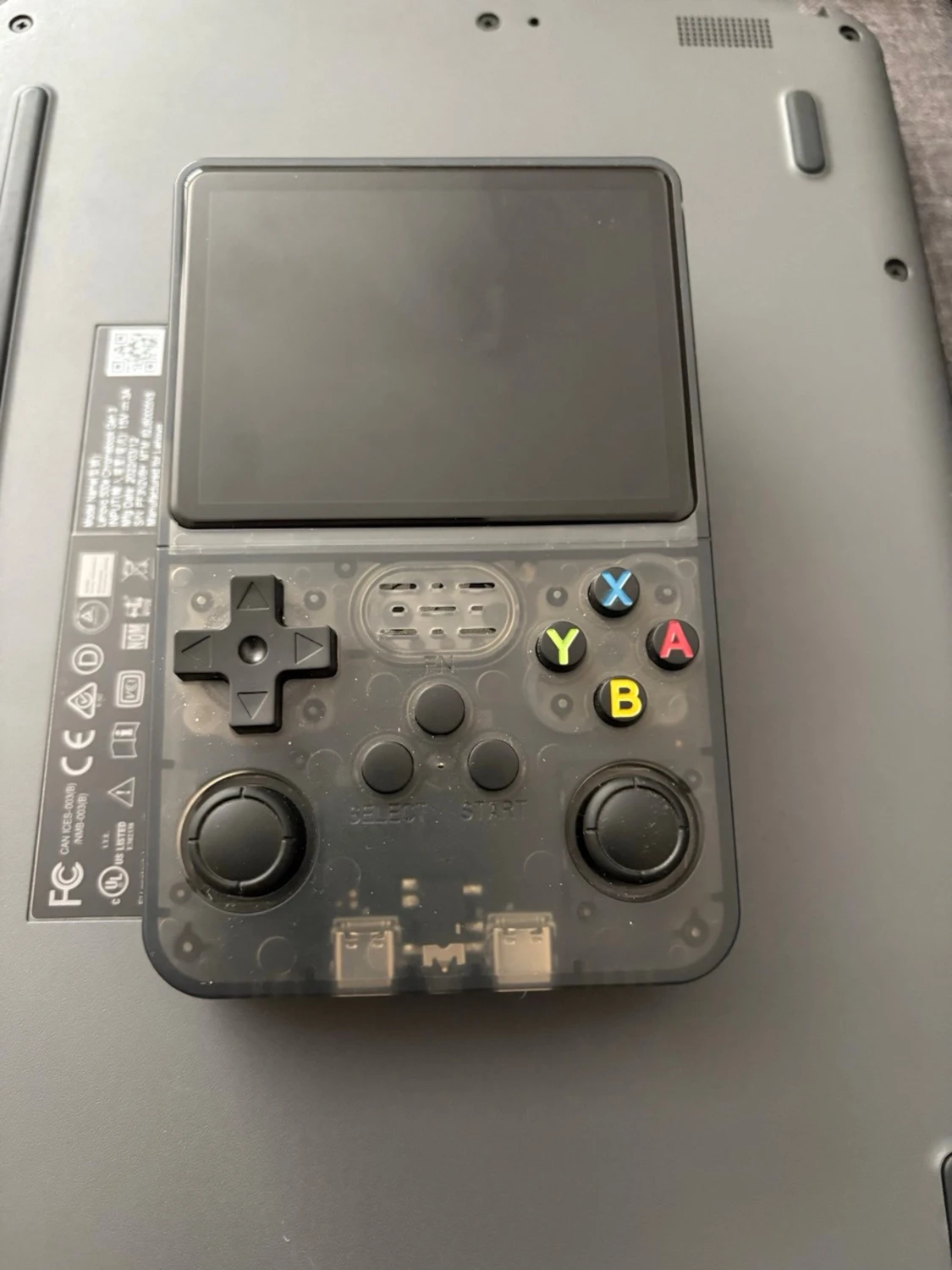 Handhållen retro spelkonsol svart - 6