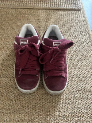 Vinröda Puma Suede XL  - Vinröda sneakers från Puma. Puma Suede XL. 