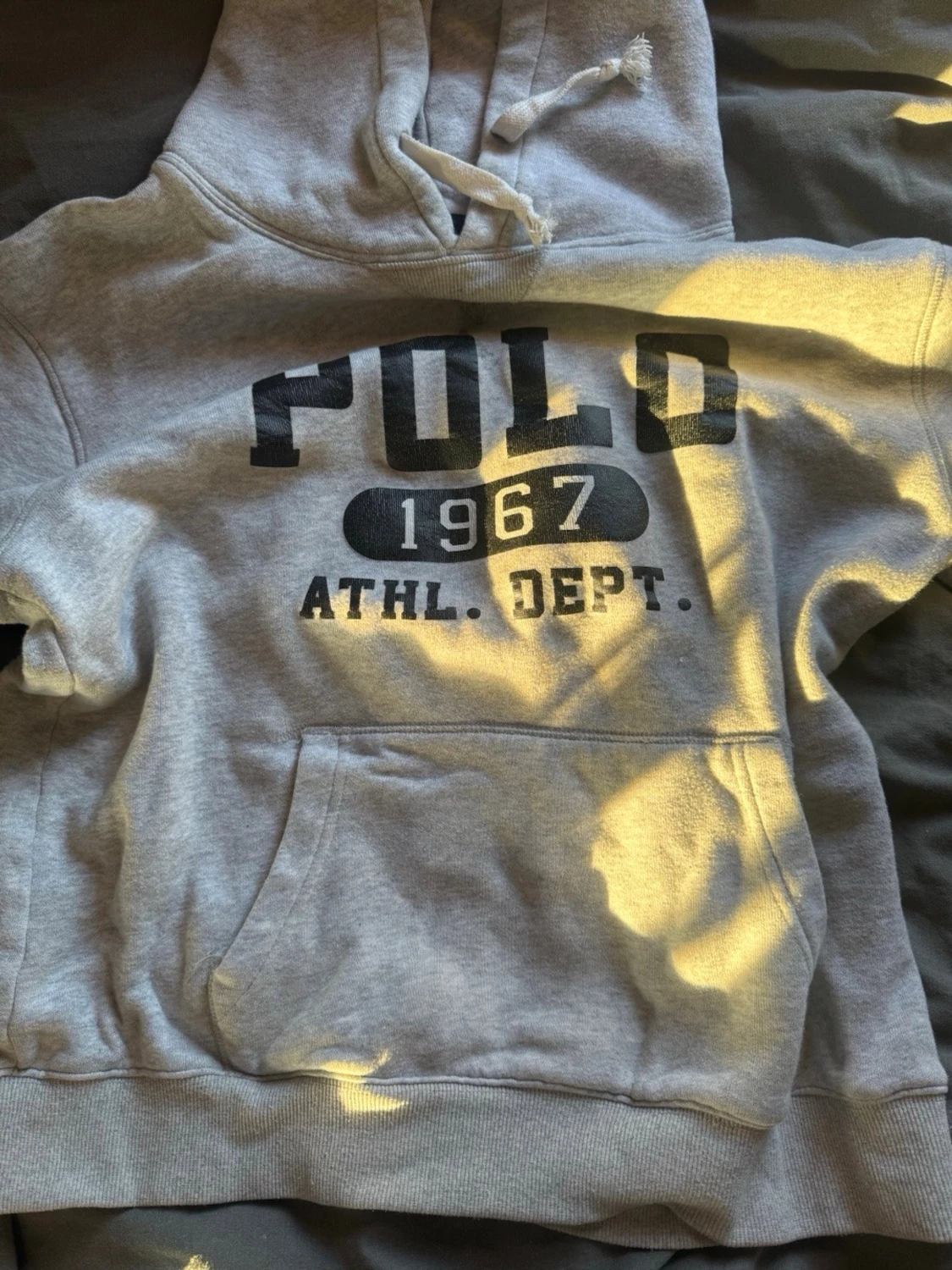 Grå hoodie från Polo Ralph Lauren