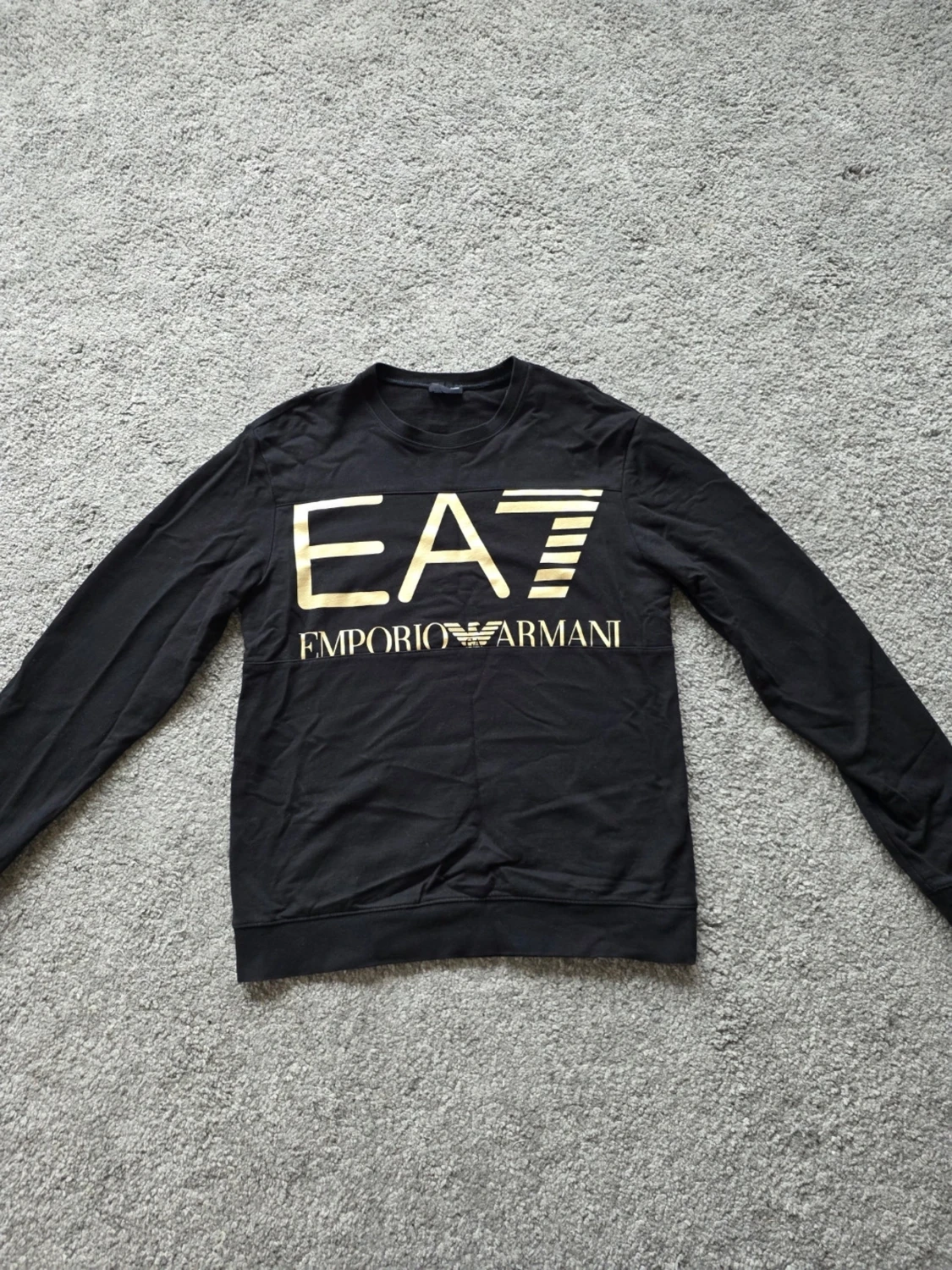 Svart EA7 Emporio Armani sweatshirt