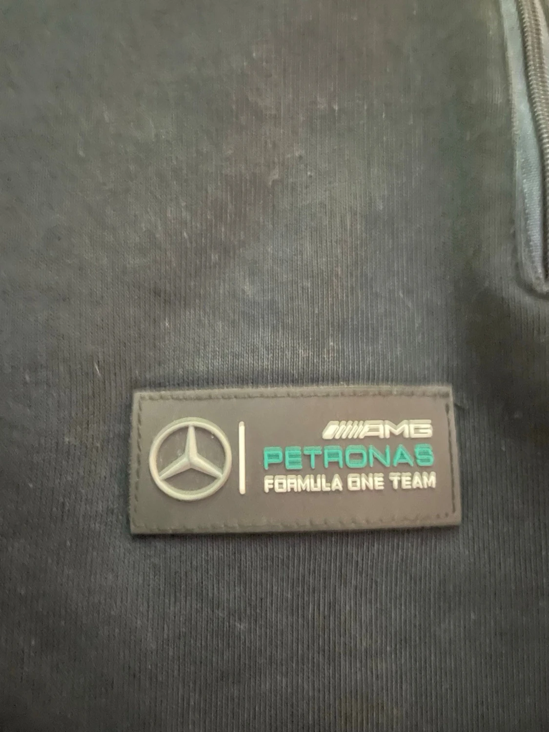 Svarta AMG Petronas mjukisbyxor - 1