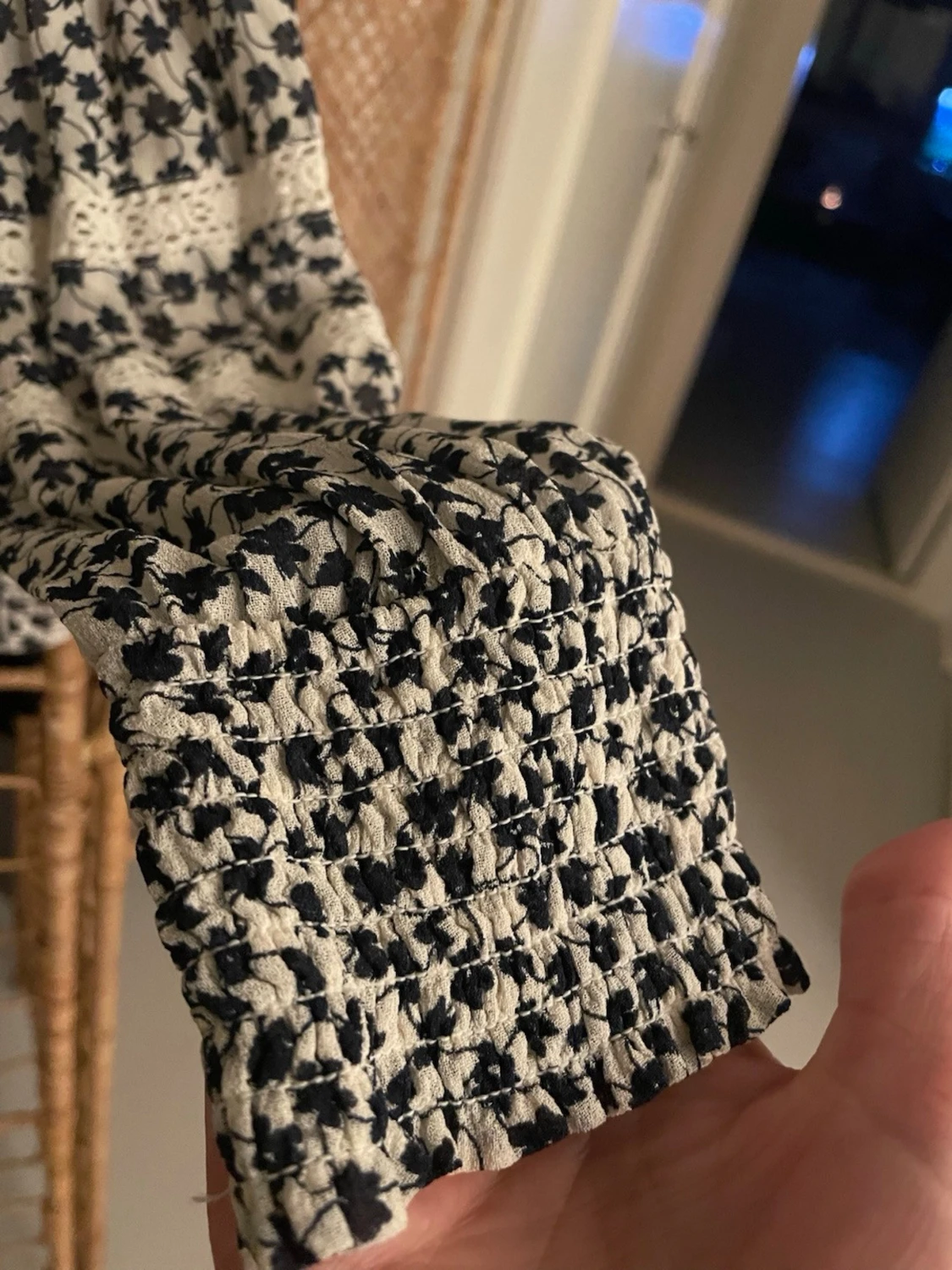 Blommig blus med spets från Part Two - 3