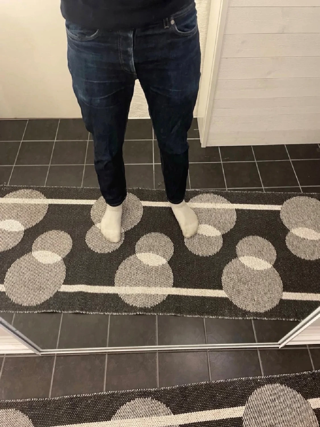 Asket raw denim jeans - 1