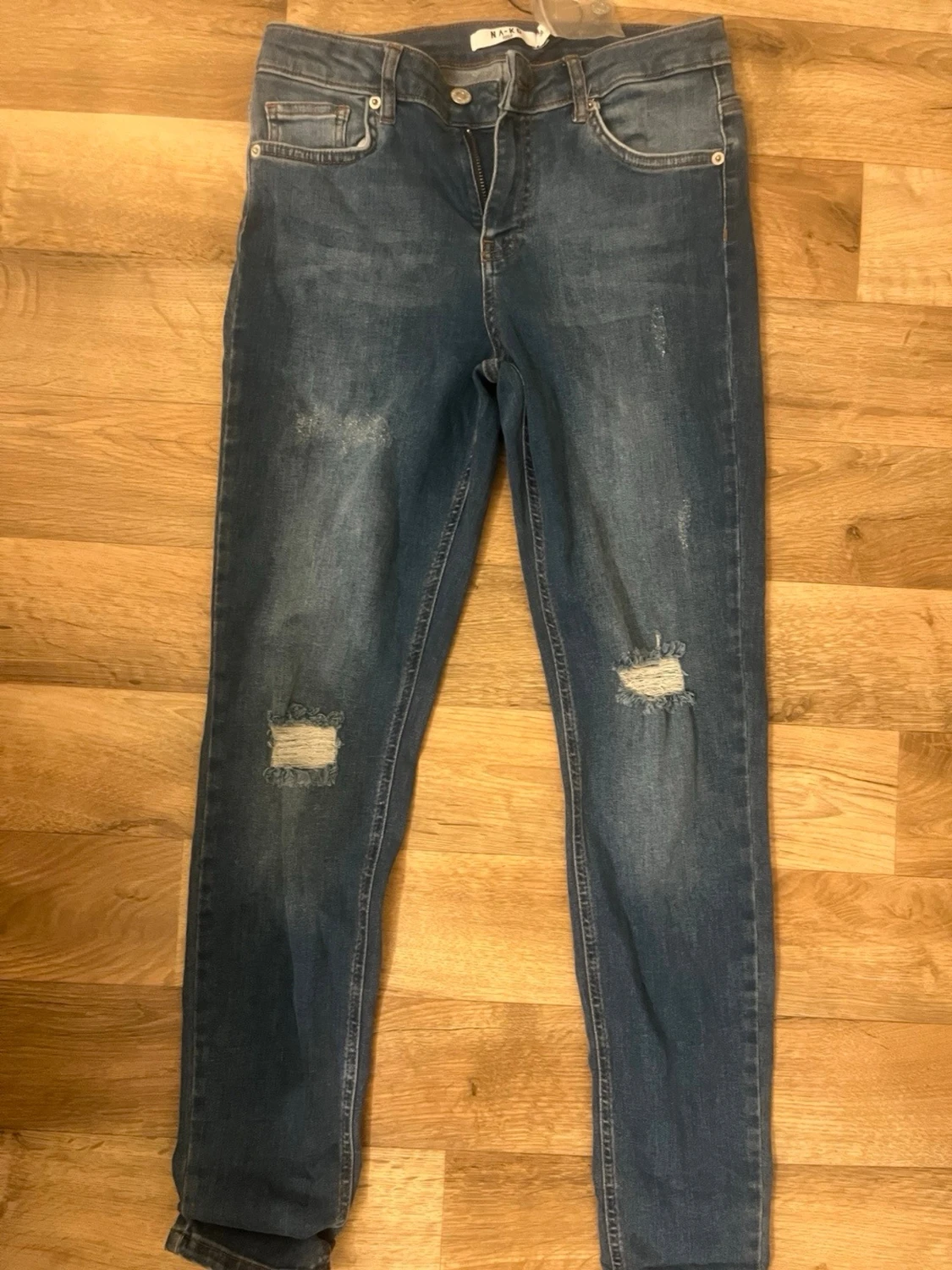 Blå jeans från NA-KD, oanvända
