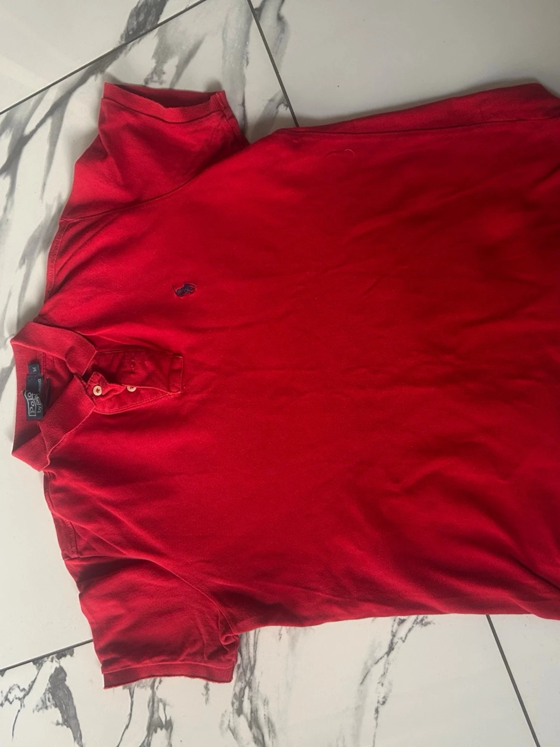 Röd pikétröja från Ralph Lauren