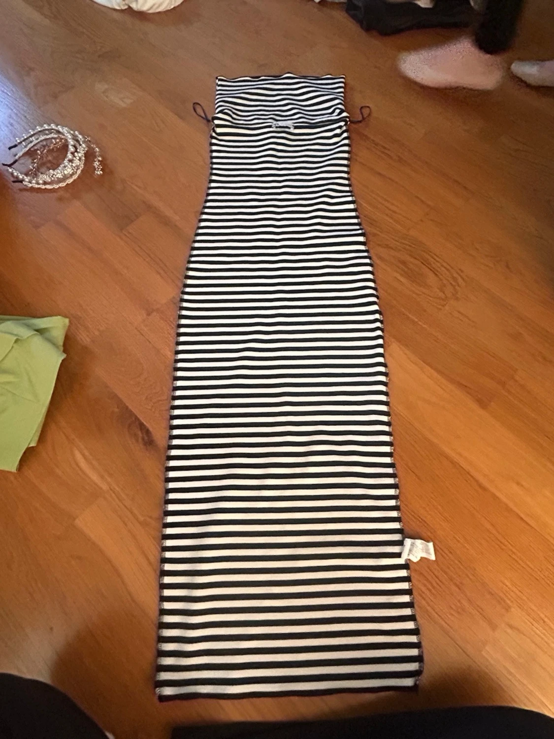 Randig långklänning från Gina Tricot