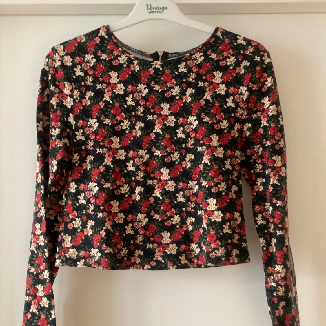 🍒Vintage blommig topp🍒