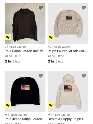 Säljer Ralph Lauren tröjor Tradera 1kr utrop  - Säljer massor av ralph lauren tröjor på tradera med usa flag stickad och hoodies Heter Larossa på tradera in och buda allt ligger på 1kr utrop