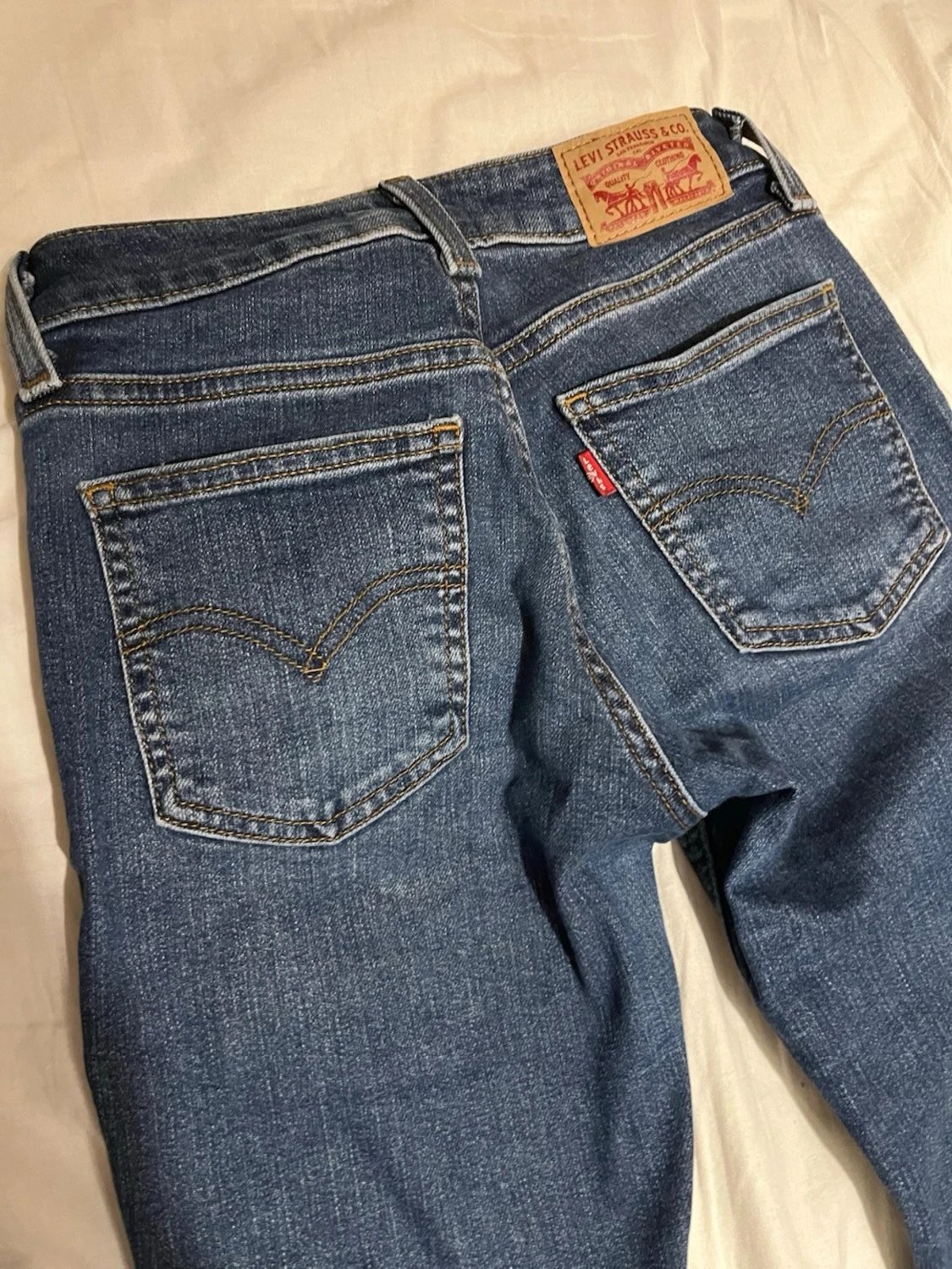 Blå bootcut jeans Superlow Boot - 3