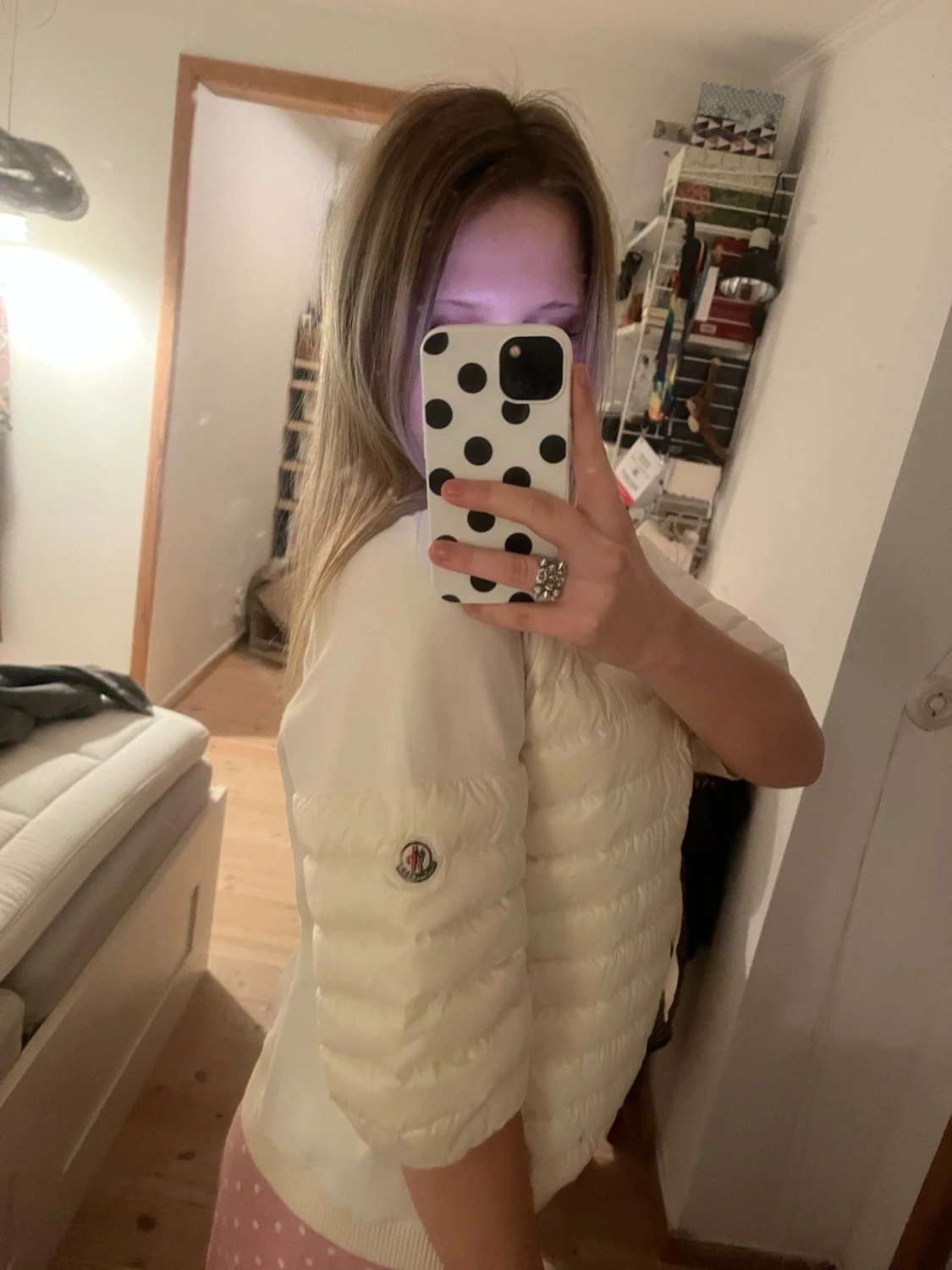 Vit dunväst från Moncler - 1