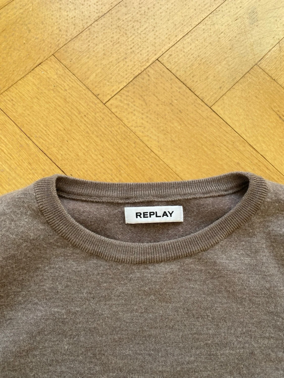 Brun stickad tröja från Replay - 3