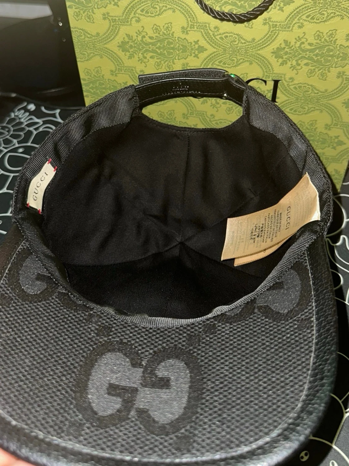 Svart Gucci keps  - 2