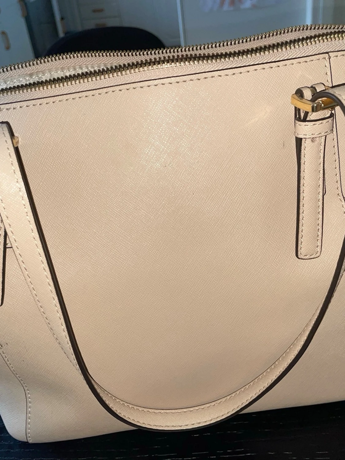 Beige handväska från Michael Kors - 3