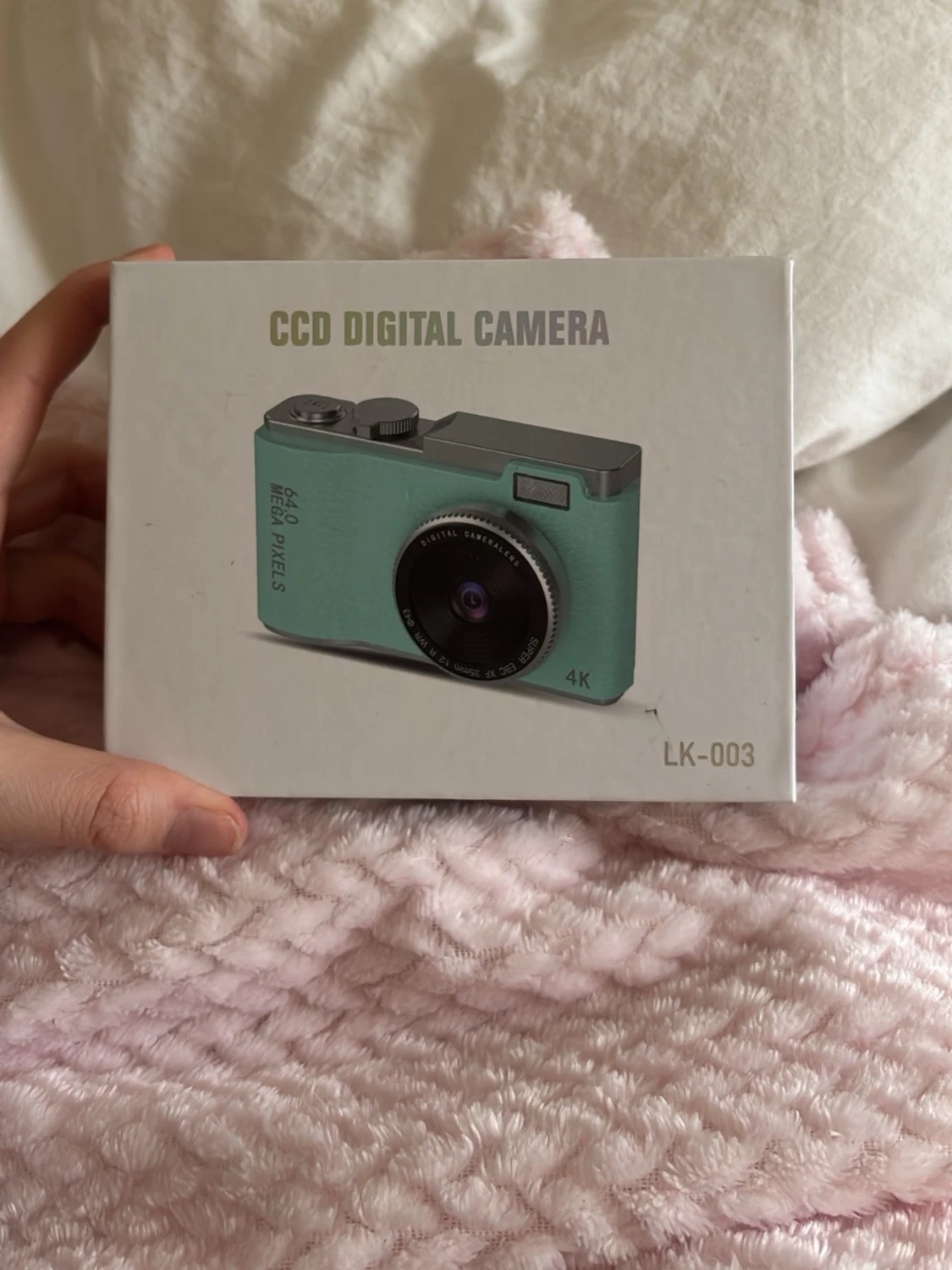 Rosa digitalkamera med HD-lins - 2