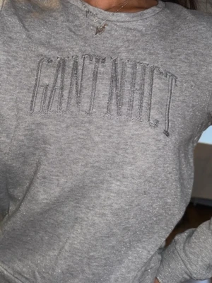 Glittrig tröja  - Gråglittrig sweatshirt 🥰🥰