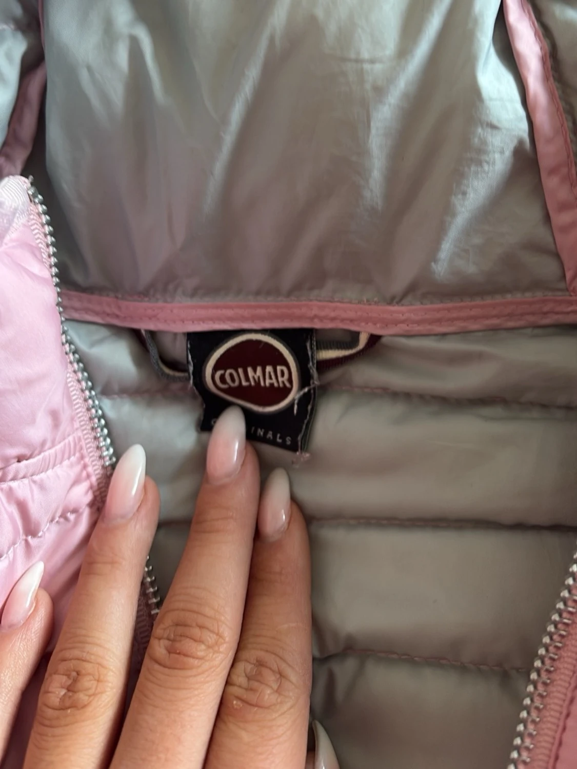Ljusrosa dunjacka från Colmar - 3