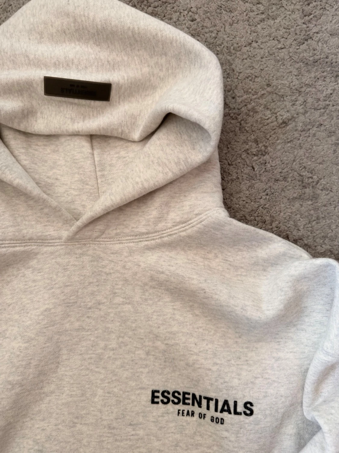 Essentials Oat Meal hoodie - 2