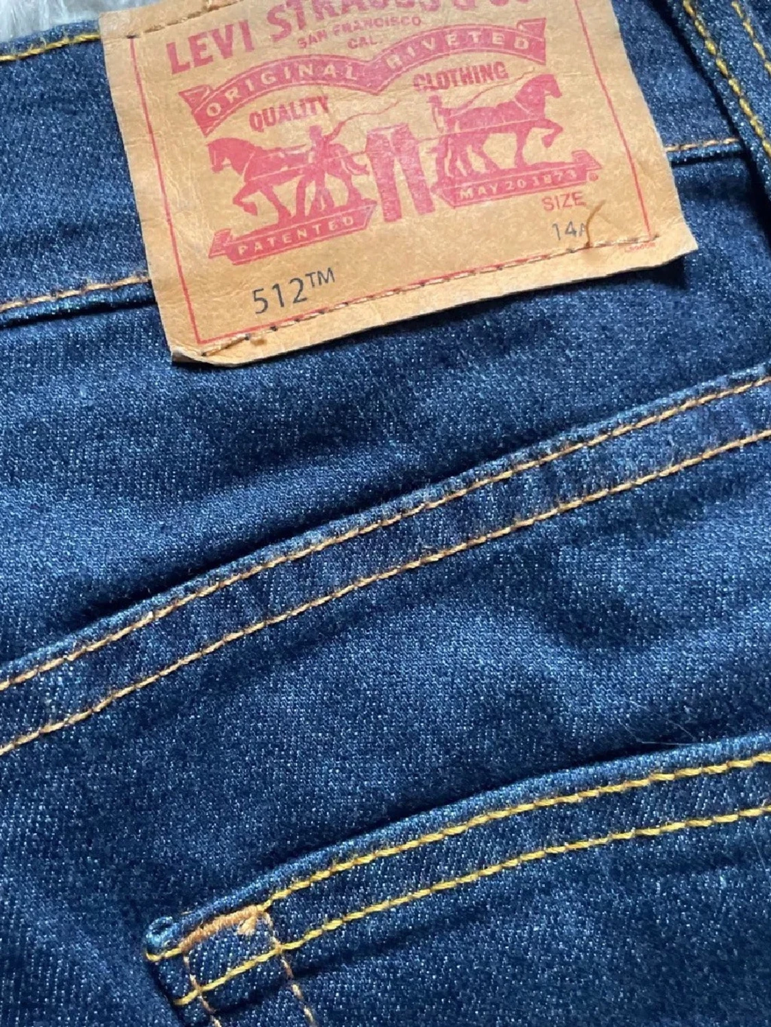 Mörkblå  jeans från Levi's - 3