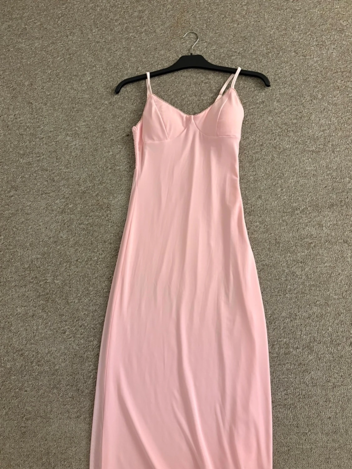 Ljusrosa långklänning 