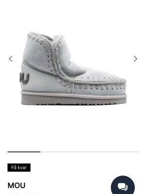 Grå/blå Mou skor - Säljer mina jätte fina skor från Mou! Dem är i bra skick men säljer då dem inte kommer till användning längre!