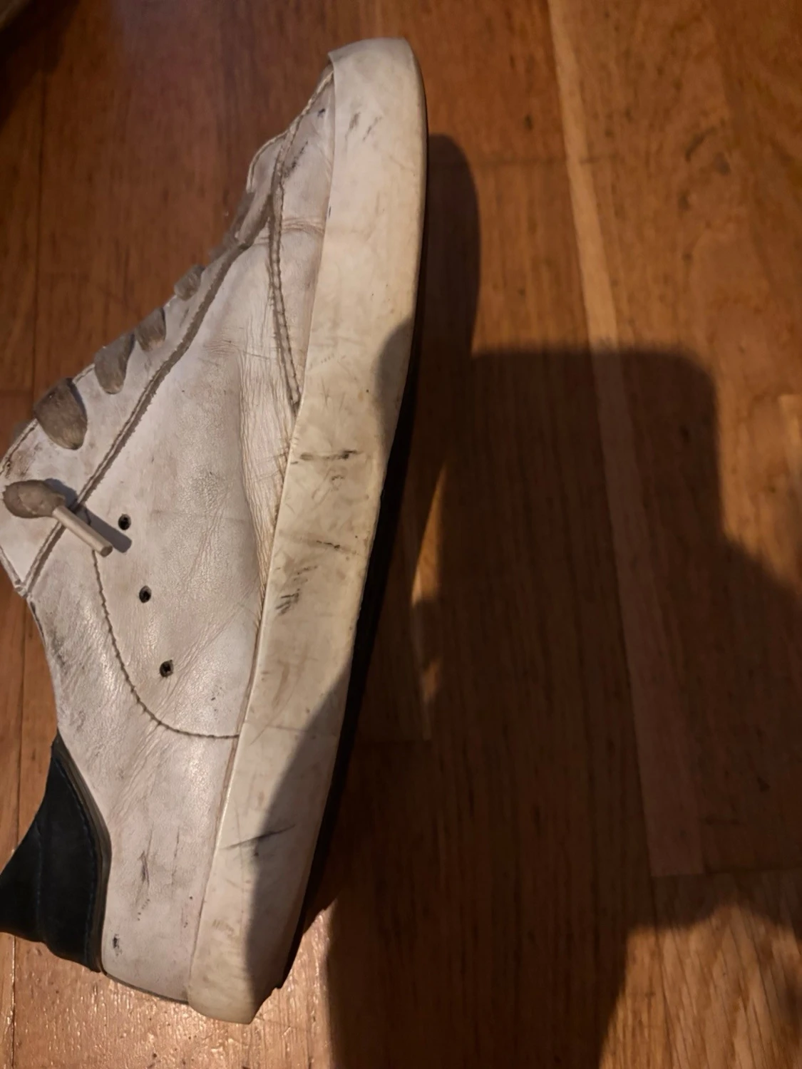 Vita phillipe model skor met svarta blå detaljer - 2